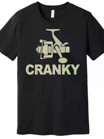 Crank Bait Funny Fishing Gift Premium T-Shirt, Funny Men's Short Sleeve Pattern T-Shirt (Color: Black, size: XXL)